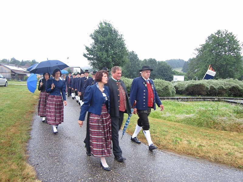 Abholung des Schirmherrn Josef Dachs